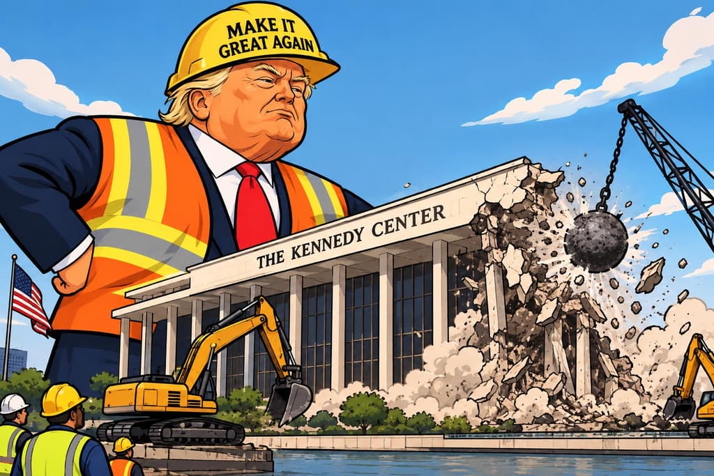 icon for Kennedy Center demolition announced by...?
