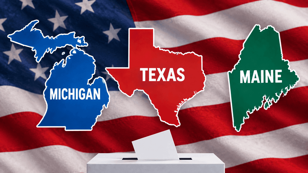 icon for Senate Three-Way Combo: Texas, Michigan, Maine