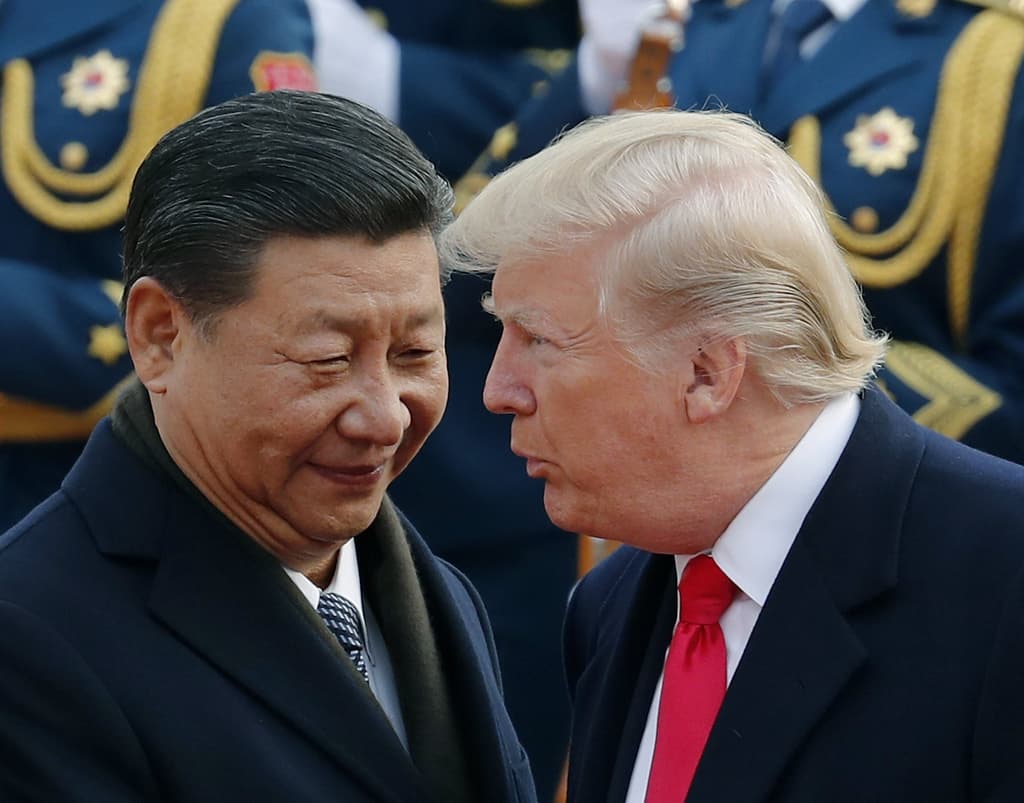 icon for Will Trump and Xi hug at their summit?